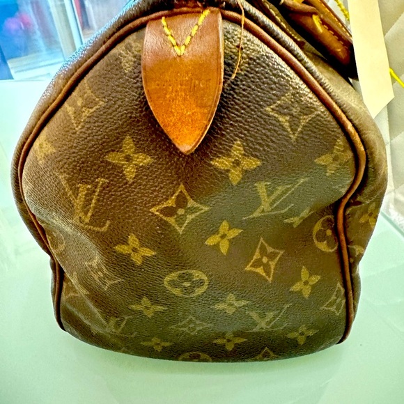 Authentic Louis Vuitton Monogram Speedy 30 Hand Boston Bag  Preowned - Picture 8 of 16